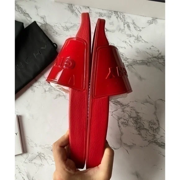 NWB Givenchy Logo Pool Slides - Picture 3 of 11